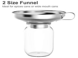 Foto van Huis inrichting wide mouth liquid funne for jars stainless steel canning funnels flask filter oil wi