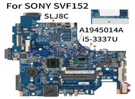Foto van Computer kocoqin laptop motherboard for sony svf152 mainboard da0hk9mb6d0 a1945014a sr0xl i5 3337u d