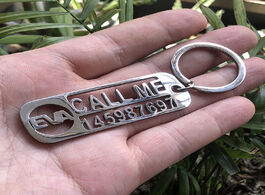 Foto van Sieraden handmade custom keychain for car logo name stainless steel personalized gift customized ant