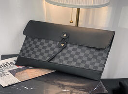 Foto van Tassen tidog new fashion leather large capacity ipad clutch bag