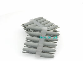 Foto van Schoonheid gezondheid 50pcs silicon rubber polishers dental polishing burs for resin base grey