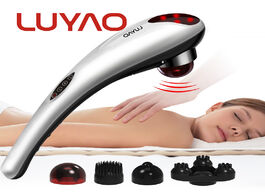 Foto van Schoonheid gezondheid luyao 4 in 1 electric neck massager hammer massage back relax multifunctional 