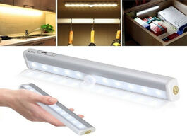 Foto van Lampen verlichting wireless led under cabinet lights 6 10 leds closet light white warm motion sensor