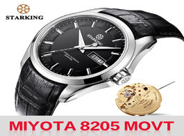 Foto van Horloge starking men mechanical watch miyota 8205 movt automatic self wind watches waterproof sapphi