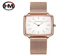 Foto van Horloge japan movement drop shipping women rose gold simple fashion casual brand wristwatch luxury l