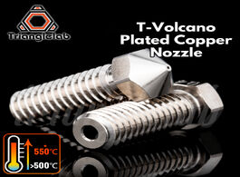 Foto van Computer trianglelab t volcano plated copper nozzle durable non stick high performance m6 thread for