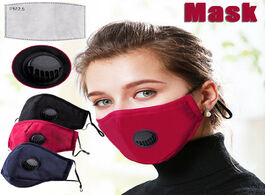 Foto van Beveiliging en bescherming 1pcs face mouth mask anti infection virus black activated carbon filter m