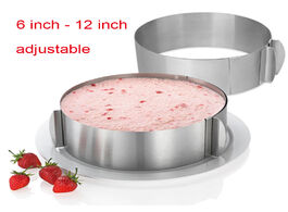 Foto van Huis inrichting hot sale round cake mold adjustable 6 12 inch ring baking tool mousse