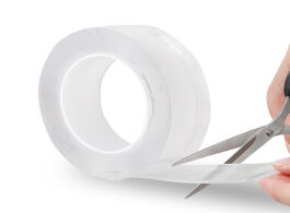 Foto van Huis inrichting transparent magic nano tape washable reusable adhesive no trace paste removable glue