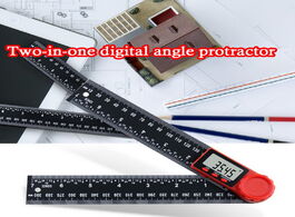 Foto van Gereedschap 0 200mm 8 digital meter angle inclinometer ruler goniometer protractor finder measuring 