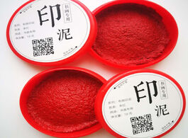 Foto van Kantoor school benodigdheden chinese red inkpad for painting calligraphy art set pasty ink paste use