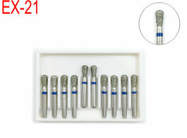 Foto van Schoonheid gezondheid 10pcs box dental 1.6mm fg diamond bur drill set fit high speed handpieces poli