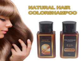 Foto van Schoonheid gezondheid hair shampoo permanent black color anti gray treatment white removal natural h