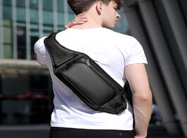 Foto van Tassen fenruien new multifunction shoulder bags for men waterproof short trip chest bag anti thief c