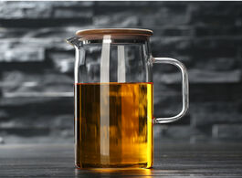 Foto van Huis inrichting 1l 1.2l 1.5l transparent glass water jug pot cha tea kettle lemonade pitcher heat re