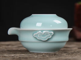 Foto van Meubels grandness zhejiang ge di longquan celadon porcelain tea set include 1 pot and cup kung fu ga
