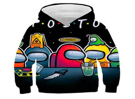 Foto van Baby peuter benodigdheden new game among us funny cartoon sweatshirt fashion casual 3d hoodies kids 