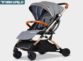 Foto van Baby peuter benodigdheden light travel stroller portable infant trolley prams newborn b cart girl bo