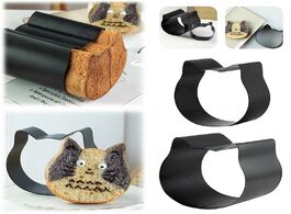 Foto van Huis inrichting large small lovely diy cat shape toast bread cake mold non stick french kitchen tool