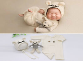 Foto van Baby peuter benodigdheden 3pcs set newborn photography clothing cute infant mouse style clothes phot