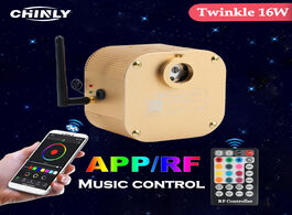 Foto van Lampen verlichting bluetooth twinkle cree chip fiber optic engine smartphone app control music 16w r