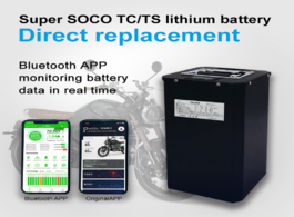 Foto van Elektronica super soco tc ts lithium battery large capacity fast charging