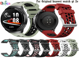 Foto van Horloge behau sport silicone watch strap for huawei gt 2e original smartwatch band replacement gt2e 