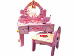 Foto van Meubels girl s birthday 61 gift princess simulated dressing table children home wooden toys