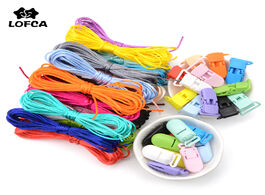 Foto van: Baby peuter benodigdheden lofca colorful nylon cord teether pacifier clip accessories diy for teethi