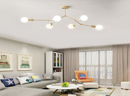 Foto van Lampen verlichting modern suspension chandeliers for living room 2020 retro iron ceiling lamp bedroo