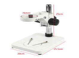 Foto van Gereedschap trinocular microscope stereo binocular adjustable table working stand holder 76mm ring h