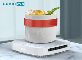 Foto van Huishoudelijke apparaten smart cup cooler 2 in 1 office home coffee tea drinks mug warmer heating an