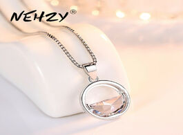 Foto van Sieraden nehzy 925 sterling silver women s fashion new jewelry high quality crystal zircon round ret