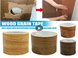 Foto van Bevestigingsmaterialen 4.57m roll realistic woodgrain repair adhensive duct tape 7 colors furniture 