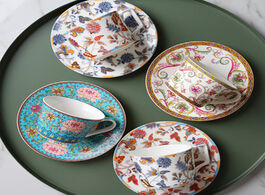 Foto van Huis inrichting bone china cups british afternoon tea cup and saucer elegant coffee luxury high qual