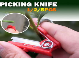 Foto van Gereedschap garden pruner fruit picking device multifunction thumb knife safe blade tool cutting rin