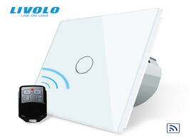 Foto van Elektrisch installatiemateriaal livolo eu standard remote switch ac 220 250v wall light touch with m
