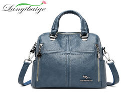 Foto van Tassen lanyibaige new women backpack multifunction bags designer high quality leather crossbody bag 