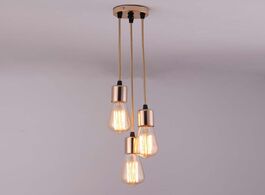 Foto van Lampen verlichting 110v 220v silver white black nordic cord led hanging lamp modern pendant bedroom 