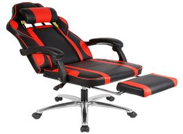 Foto van Meubels pu leather computer chair lol internet cafes sports racing wcg play gaming office 360 swivel