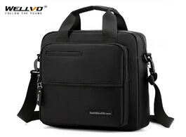 Foto van Tassen men waterproof shoulder bag high quality nylon handbag business office crossbody bags casual 