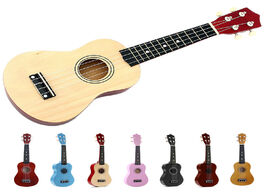 Foto van Sport en spel 21 inch soprano ukulele 4 strings hawaiian guitar uke string pick for beginners kid gi