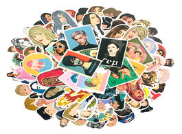Foto van Kantoor school benodigdheden 50 100pcs famous singer stickers for car laptop pvc backpack home decal