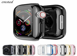 Foto van Horloge case for apple watch series 6 5 4 se 44mm 40mm cover iwatch 3 42mm 38mm soft tpu bumper scre