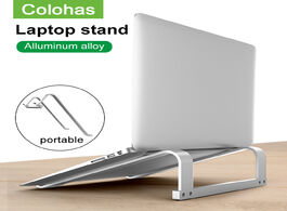 Foto van Computer adjustable aluminum laptop stand portable notebook support holder for macbook pro riser coo