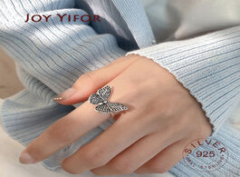 Foto van Sieraden elegant female wedding ring real 925 sterling silver rings butterfly shape with aaa zircon 