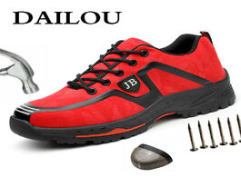 Foto van Schoenen dailou 2020 autumn steel toe work safety shoes cap puncture proof lightweight comfort boots