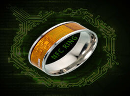 Foto van Sieraden multifunctional unisex stainless steel nfc smart chip ring intelligent couple finger digita
