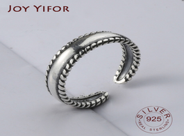 Foto van Sieraden factory price 100 925 silver rign fashion minimalism delicate chain ring fine jewelry for f