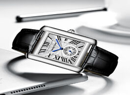 Foto van Horloge fashion lovers watches men women casual leather strap quartz watch elegant squar retro roman